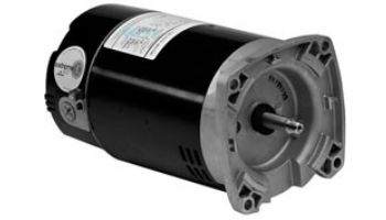 Replacement Square Flange Pool _ Spa Motor 2HP | 230V 56 Frame Full-Rated Open Dripproof | Two Speed with Timer | ASB2984T