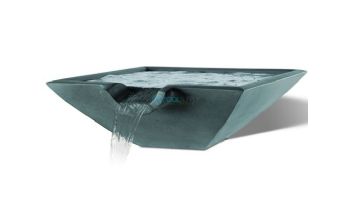 Slick Rock Concrete 30" Square Camber Water Bowl | Denim | No Liner | CS3011-DENIM