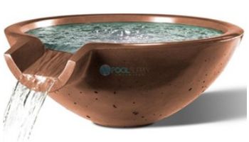 Slick Rock Concrete 30" Round Camber Water Bowl | Seafoam | No Liner | CR3012-SEAFOAM