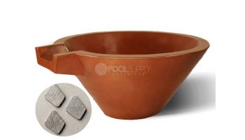 Slick Rock Concrete 30" Conical Spill Water Bowl | Shale | No Liner | KSPC3014NL-SHALE