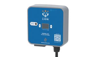 ClearBlue Mineral Lion Ionizer for Above Ground Pools and Spas | 25,000 Gallons | 120/240V Threaded Parts | CBI-350B-25-AGKIT