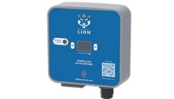 ClearBlue Mineral Lion for Above Ground Pools and Spas | 25,000 Gallons | 120/240V Black Plug | CBI-350B-25-AGKIT