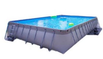 CaliFun Soft Sided Frame Above Ground Pool Assembly Only | 18' Round 52" Tall | CF-18