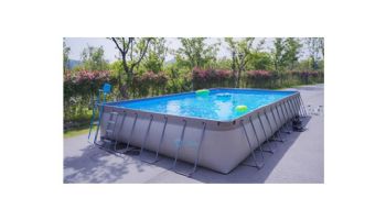 CaliFun Soft Sided Frame Above Ground Swimming Pool Package | 10' x 18' Rectangle 52" Tall | 187331