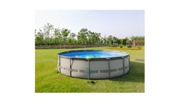 CaliFun Soft Sided Frame Above Ground Swimming Pool Package | 18' Round 52" Tall | 187338