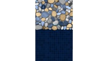 8' Round Over-Lap Above Ground Pool Liner | Canyon Pattern | 48" - 54" Wall | Heavy Gauge | NL200-40