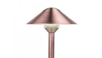 FX Luminaire CA 3 LED Pathlight | Copper Finish | 18" Riser | CALEDTACU-G3LED18RACU-KIT