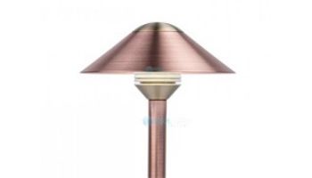 FX Luminaire CA 3 LED Pathlight | Copper Finish | 18_quot; Riser | CALEDTACU-G3LED18RACU-KIT