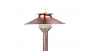 FX Luminaire DM 3 LED Pathlight | Copper Finish | 18" Riser | DMLEDTACU-G3LED18RACU-KIT
