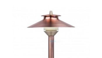 FX Luminaire DM 3 LED Pathlight | Copper Finish | 18_quot; Riser | DMLEDTACU-G3LED18RACU-KIT