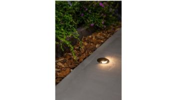 FX Luminaire VO Wall Light Fixture 1LED | Zone Dimming | Ground Wash 180 | Stainless Steel | VO-ZD-1LED-GW-180-SS