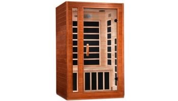 Golden Designs Dynamic Cardova 2-Person Low EMF FAR Infrared Sauna | Hemlock | DYN-6203-01