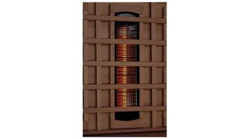 Golden Designs 3-Person Full Spectrum PureTech Near Zero EMF FAR Infrared Sauna with Himalayan Salt Bar | Hemlock | GDI-8230-01