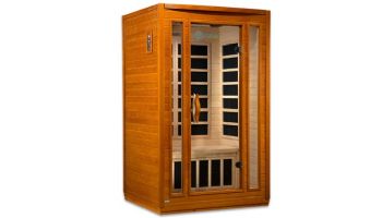 Golden Designs Dynamic San Marino 2-Person Ultra Low EMF FAR Infrared Sauna | Hemlock | DYN-6206-01 Elite