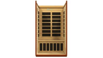 Golden Designs Dynamic San Marino 2-Person Ultra Low EMF FAR Infrared Sauna | Hemlock | DYN-6206-01 Elite