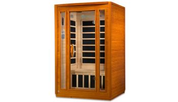 Golden Designs Dynamic San Marino 2-Person Ultra Low EMF FAR Infrared Sauna | Hemlock | DYN-6206-01 Elite