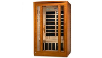 Golden Designs Dynamic San Marino 2-Person Ultra Low EMF FAR Infrared Sauna | Hemlock | DYN-6206-01 Elite