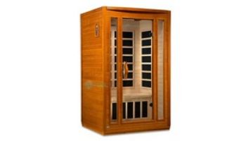 Golden Designs Dynamic San Marino 2-Person Ultra Low EMF FAR Infrared Sauna | Hemlock | DYN-6206-01 Elite