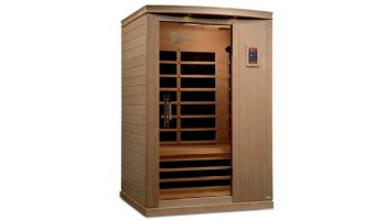 Golden Designs Dynamic Venice 2-Person Ultra Low EMF FAR Infrared Sauna | Hemlock | DYN-6210-01 Elite