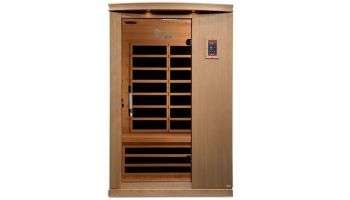 Golden Designs Dynamic Venice 2-Person Ultra Low EMF FAR Infrared Sauna | Hemlock | DYN-6210-01 Elite