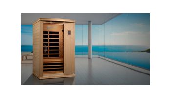 Golden Designs Dynamic Venice 2-Person Ultra Low EMF FAR Infrared Sauna | Hemlock | DYN-6210-01 Elite