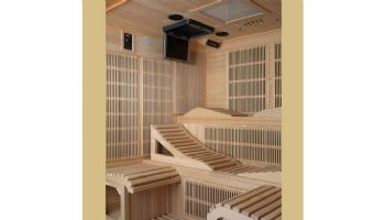 Golden Designs Dynamic Monaco 6-Person Ultra Low EMF FAR Infrared Sauna | Hemlock  | DYN-6996-01 | DYN-6996-01 Elite