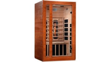 Golden Designs Cardoba 2-Person Full Spectrum Near Zero EMF FAR Infrared Sauna | Hemlock | DYN-6203-02 FS