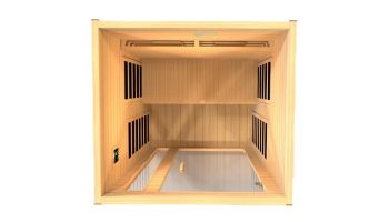 Golden Designs Cardoba 2 Person Full Spectrum Near Zero EMF FAR Infrared Sauna | Hemlock | DYN-6203-02 FS