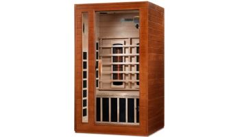 Golden Designs Cardoba 2-Person Full Spectrum Near Zero EMF FAR Infrared Sauna | Hemlock | DYN-6203-02 FS