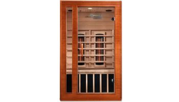 Golden Designs Cardoba 2-Person Full Spectrum Near Zero EMF FAR Infrared Sauna | Hemlock | DYN-6203-02 FS