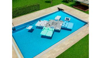 Pigro Felice Modul'Air Premium Inflatable Island Bundle | Aquamarine | 921985-AGREEN