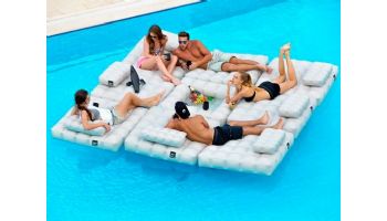 Pigro Felice Modul'Air Premium Inflatable Island Bundle | Aquamarine | 921985-AGREEN