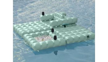 Pigro Felice Modul'Air Premium Inflatable Island Bundle | Aquamarine | 921985-AGREEN