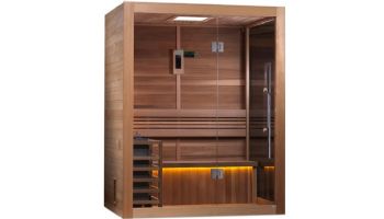 Golden Designs Hanko 2-Person Traditional Steam Sauna | Canadian Red Cedar | GDI-7202-01