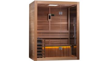 Golden Designs Hanko 2 Person Traditional Steam Sauna | Canadian Red Cedar | GDI-7202-01