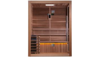 Golden Designs Hanko 2-Person Traditional Steam Sauna | Canadian Red Cedar | GDI-7202-01