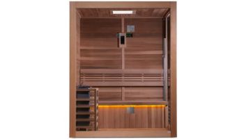 Golden Designs Hanko 2 Person Traditional Steam Sauna | Canadian Red Cedar | GDI-7202-01