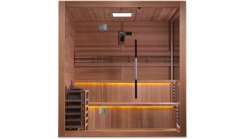 Golden Designs Kuusamo 6 Person Traditional Steam Sauna | Canadian Red Cedar | GDI-7206-01