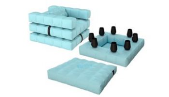 Pigro Felice Modul'Air Premium Inflatable Island Bundle | Aquamarine | 921985-AGREEN