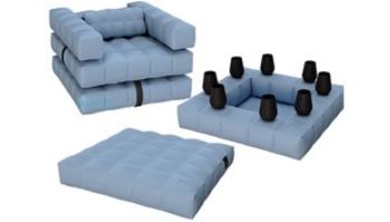 Pigro Felice Modul'Air Premium Inflatable Island Bundle | Aquamarine | 921985-AGREEN