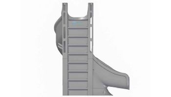 Global Pool Products Side Winder Swimming Pool Slide | Right Turn | Gray | GPPSSW-GREY-R