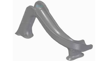 Global Pool Products Side Winder Swimming Pool Slide | Left Turn | Gray | GPPSSW-GREY-L