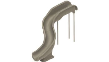 Global Pool Products Landscape Slide Swimming Pool Slide | Left Turn | Sandstone | GPPSRT15-SAND-L