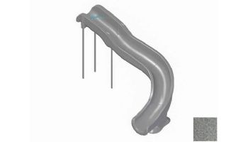 Global Pool Products Landscape Slide Swimming Pool Slide | Right Turn | Gray | GPPSSW17-GREY-R