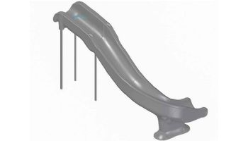Global Pool Products Landscape Slide Swimming Pool Slide with LED Light | Gray | GPPSSW17-GREY-L-LED