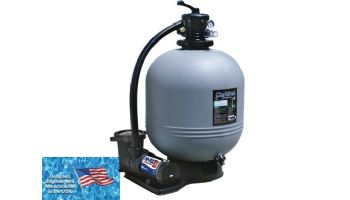 Waterway Carefree 22" Standard Sand Filter System | 1.5HP 115V 2-Speed Hi-Flo II Pump 2.6 Sq. Ft. | 3' NEMA Cord | 522-5347-6S