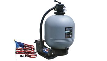 Waterway Carefree 22_quot; Standard Sand Filter System | 1.5HP 115V 2-Speed Hi-Flo II Pump 2.6 Sq. Ft. | 3_#39; NEMA Cord | 522-5347-6S