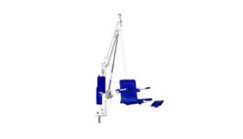 Aqua Creek Revolution XL Pool Lift | No Anchor | White Powder Coat with Tan Seat | F-REVXL-T