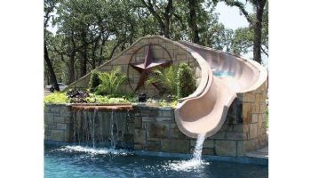 SR Smith 15' Garden Ride Pre-Configured Custom Slides | Right Curve | Grey | GRS15-CR-52-C