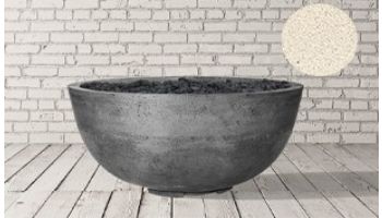 Prism Hardscapes Moderno 1 Fire Pit Bowl | Natural Gas | Ultra White | PH-400-5NG